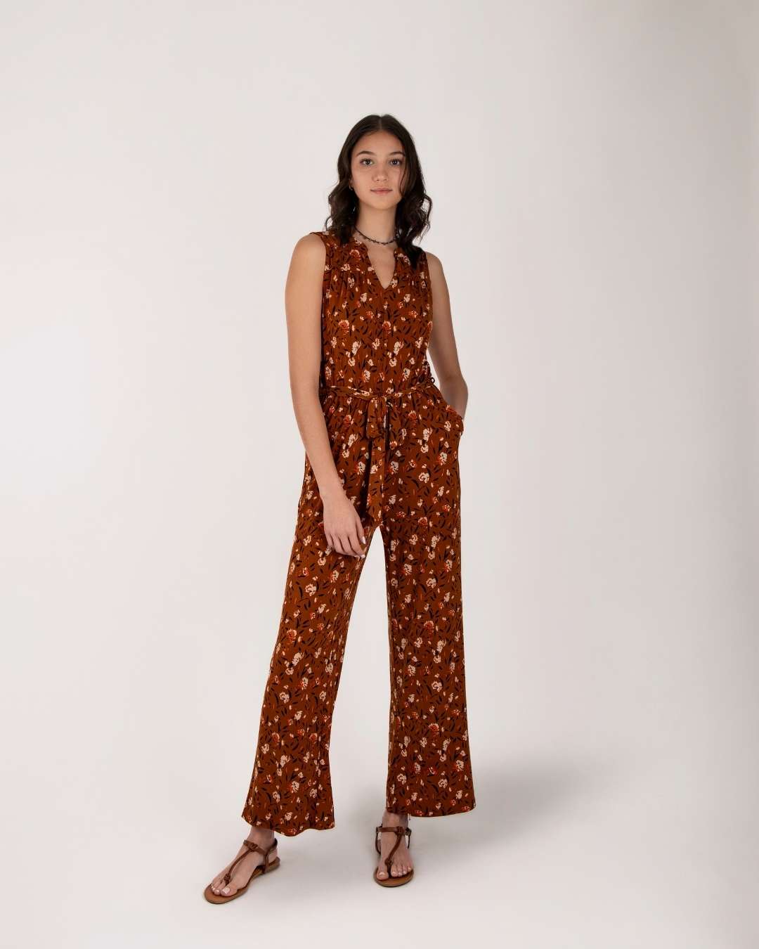 Jumper Manga Corta y Moño en la Cintura.