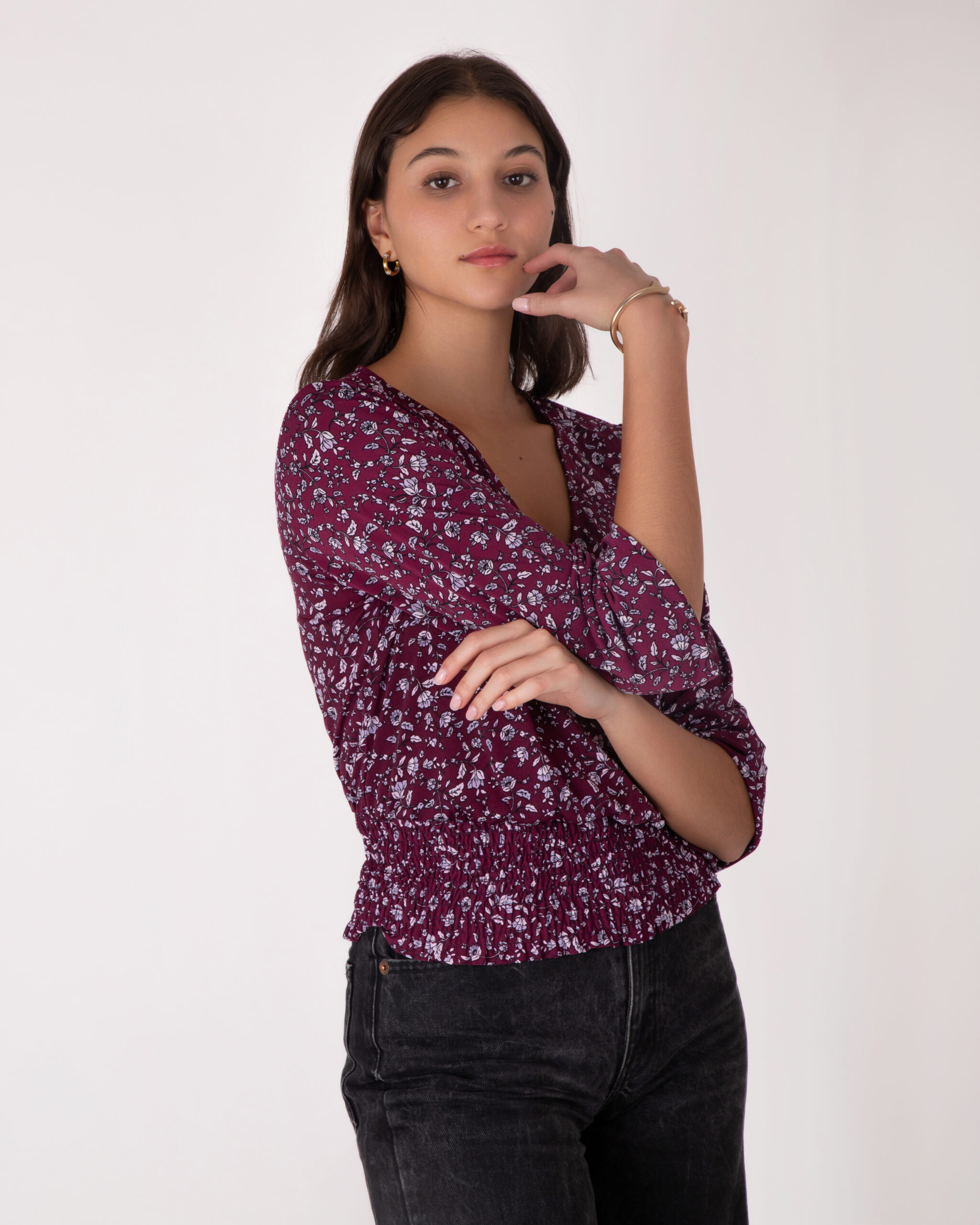 Top Color Wine Floral